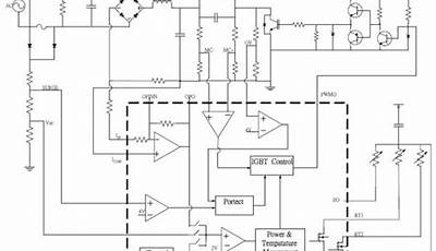 Induction Cooker Microcontroller Circuit Diagram