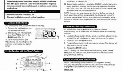 Intermatic Dt620 Timer Manual