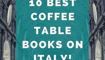 Italian Coffee Table Books