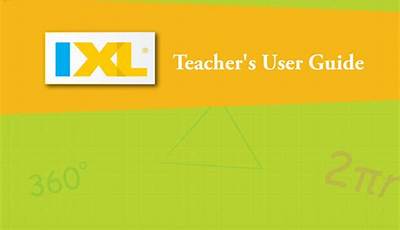 Ixl Teacher S User Guide