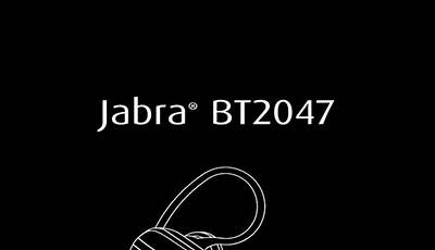 Jabra Bt2047 Manual