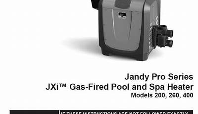 Jandy Jxi Manual