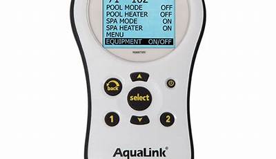 Jandy Pro Series Aqualink Remote Manual