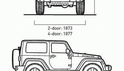 Jeep Wrangler Dimensions 2 Door