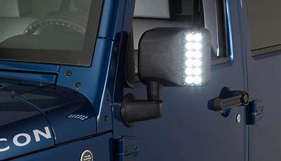 Jeep Wrangler Side Mirrors With Led Lights