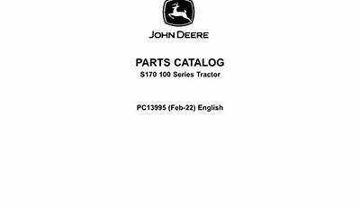 John Deere S170 Manual