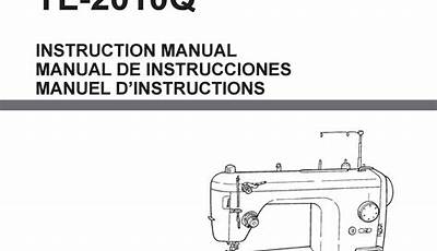 Juki Tl2010Q Manual