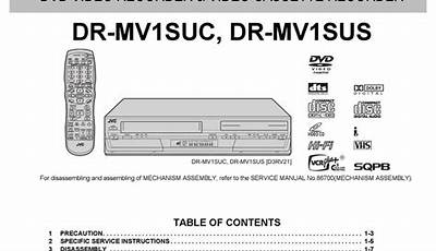 Jvc Dr-Mv150B Manual Pdf