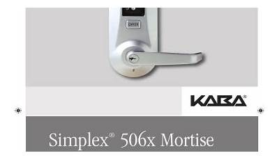 Kaba Simplex 5000 Manual