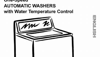 Kenmore Series 600 Washer Service Manual