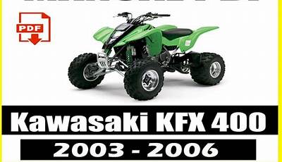 Kfx 400 Service Manual