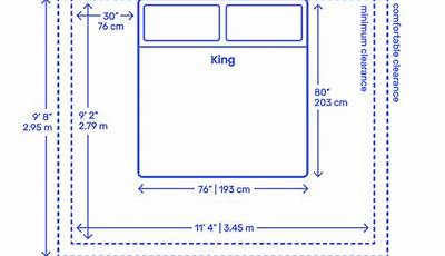 King Bed Measurements Cm