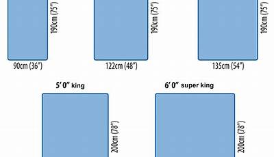 King Size Bed Width In Cm