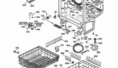 Kitchenaid Dishwasher Kdtm404Kps Parts Diagram