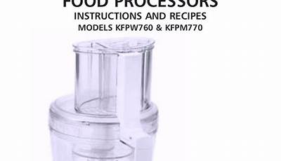 Kitchenaid Food Processor Manual Pdf
