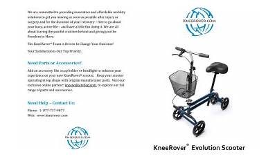 Kneerover Evolution Scooter User Manual