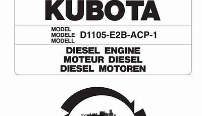 Kubota D1105 Parts Manual Pdf