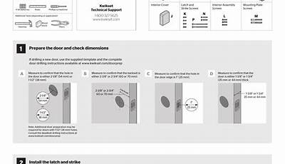 Kwikset 99070 Manual