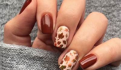 L Fall Nails Short