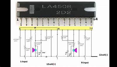 La4508 Mono Amplifier Circuit Diagram