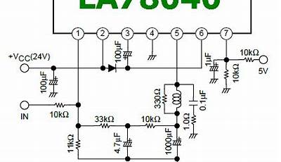 La78040B Circuit Diagram