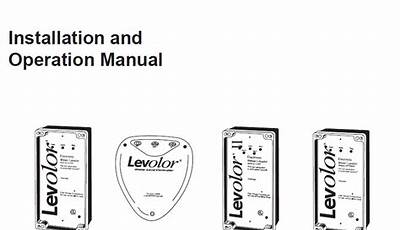 Levolor K1100 Manual