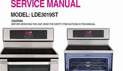 Lg Oven Troubleshooting Manual