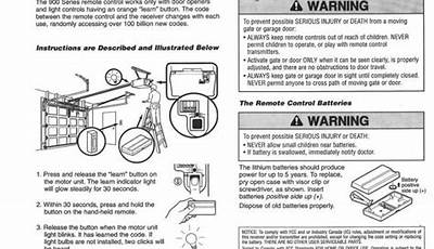 Liftmaster Garage Door Opener Manual
