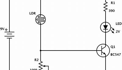 Light Dependent Circuit Diagram