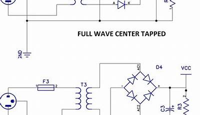 Linear Split Supply Circuit Diagram