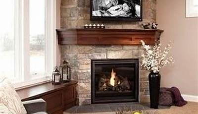 Living Room Furniture Arrangement Ideas Corner Fireplace