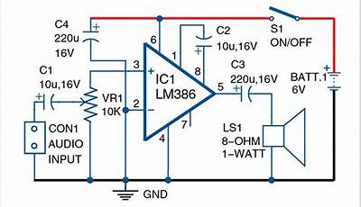 Lm386 Audio Amplifier Circuit