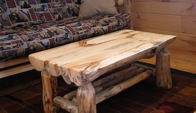 Log Furniture Coffee Tables