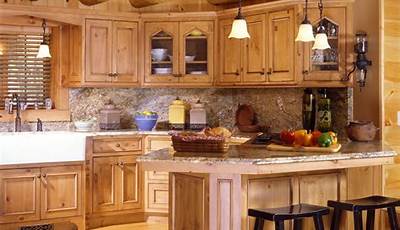 Log House Kitchen Design Ideas