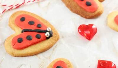 Love Bug Valentine Cookies