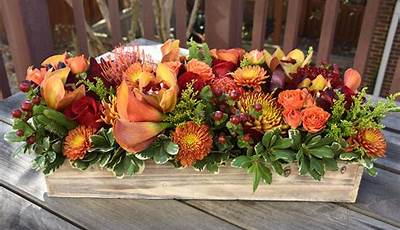 Low Fall Centerpieces For Table