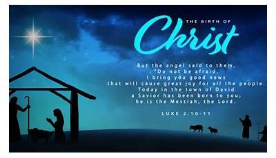 Luke 2:10-11 Christmas Wallpaper