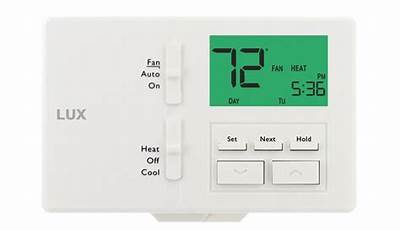 Lux Cs1 Thermostat Manual