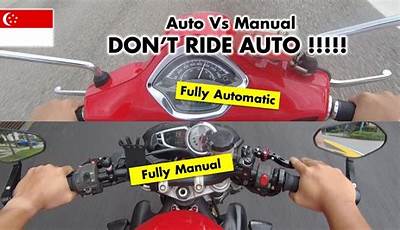 Manual Vs Automatic Motorcycle