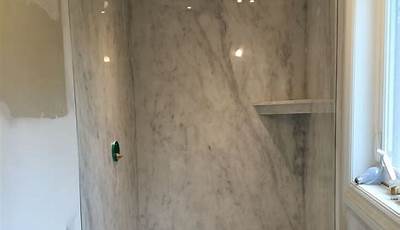 Marble Shower With Ledge