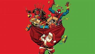 Marvel Christmas Wallpaper Simple