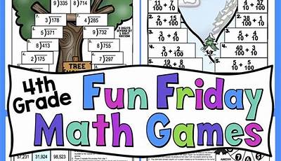 Math Activities For 4Th Graders
