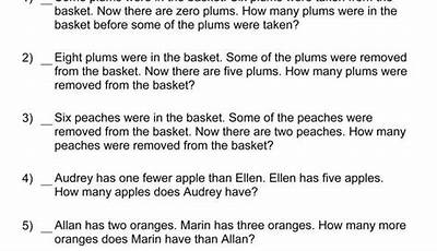Math Problems For 3Rd Graders With Answers