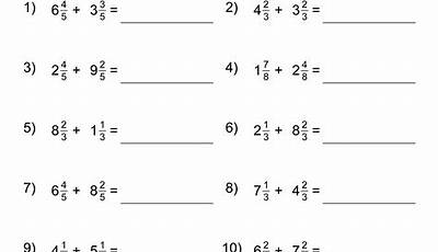 Math Worksheets For Fifth Graders