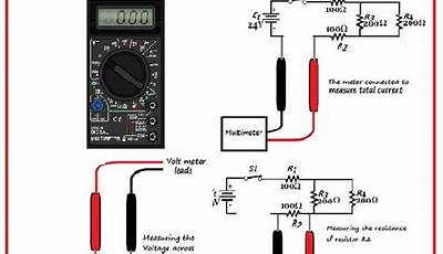 Measuring Current And Volatage Circuit Diagram