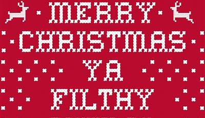 Merry Christmas Ya Filthy Animal Wallpaper Iphone