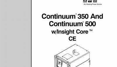 Miller Continuum 350 Manual