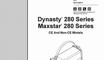 Miller Dynasty 280 Manual