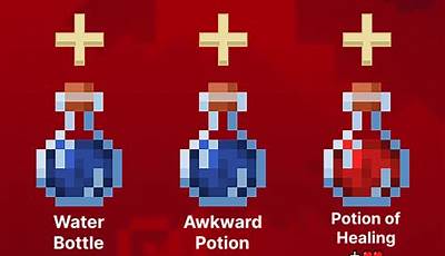 Minecraft How To Make A Healing Potion
