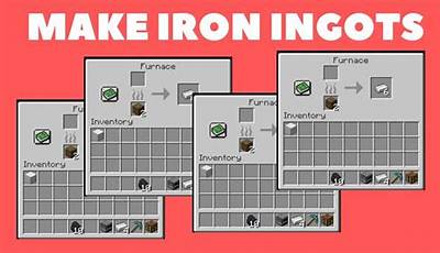 Minecraft How To Make A Iron Ingot